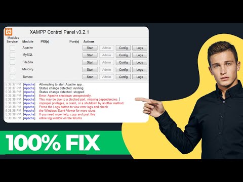 [FIXED] XAMPP Apache Not Starting on Windows 11 (2025)
