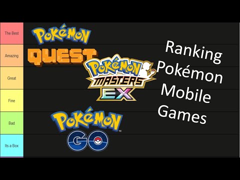 Ranking EVERY Pokémon Mobile Game (Tier List) | Pokémon GO, Masters EX & More!