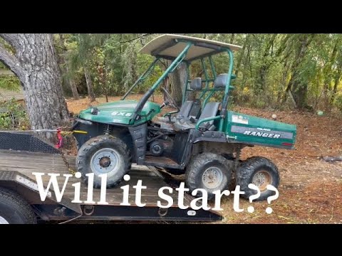 Abandoned Polaris ranger 6x6 for $500 will it start?