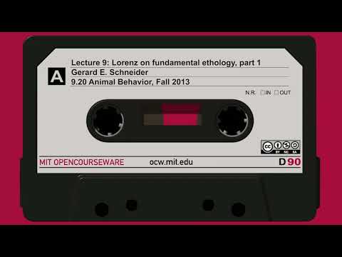 Lec9: Lorenz on fundamental ethology, part 1