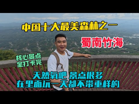 四川蜀南竹海真好玩，天然的大氧吧景點很多，在裡面玩一天都不帶重樣的，被稱為中國十大最美森林之一！