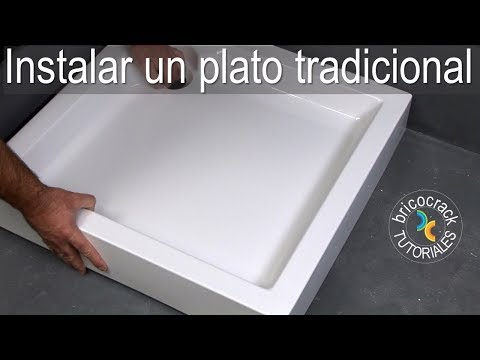 Instalar un plato de ducha tradicional (Bricocrack)