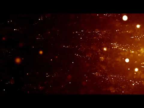 Particles Flying Fire Cinematic Sparkles Footage loop