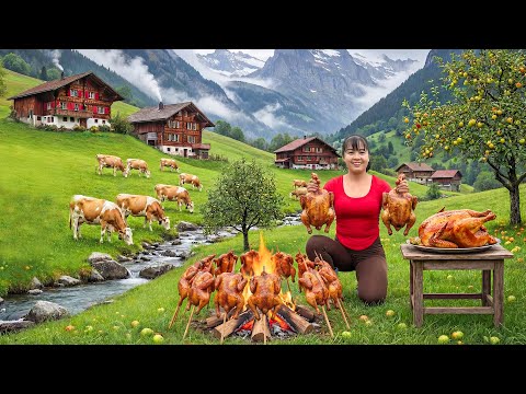 TIMELAPSE -- That Season of Overwhelming Farm Produce: Cooking Roast Chicken – Peaceful Farm Life