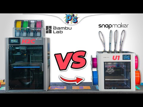 That was UNFAIR! Bambu Lab H2C VS Snapmaker U1