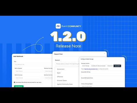 FluentCommunity Version 1.2.0 Release! Updates You CAN'T Miss