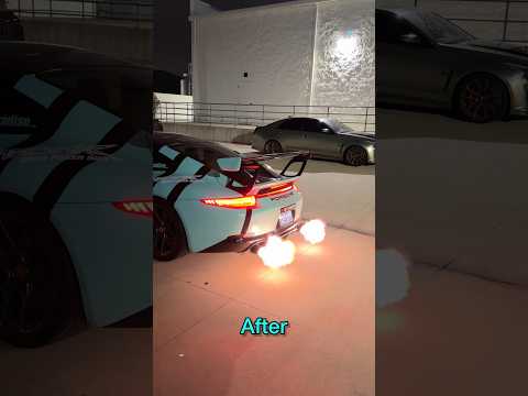 Crazy Porsche 911 Straight Pipe Exhaust Gets Crazier