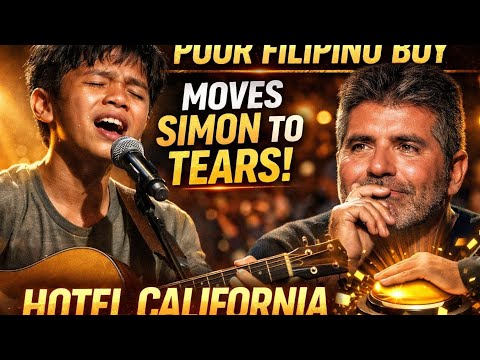 Poor Filipino Boy Sings “Hotel California” LIVE | Judges Cry & Golden Buzzer Moment 😭🎶