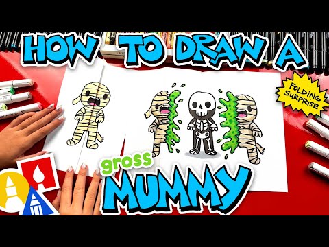 How To Draw A Gross Mummy Folding Surprise
