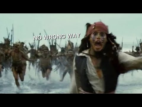 jack sparrow running away from his problems