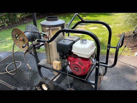 Locked-up Hot Water Pressure Washer