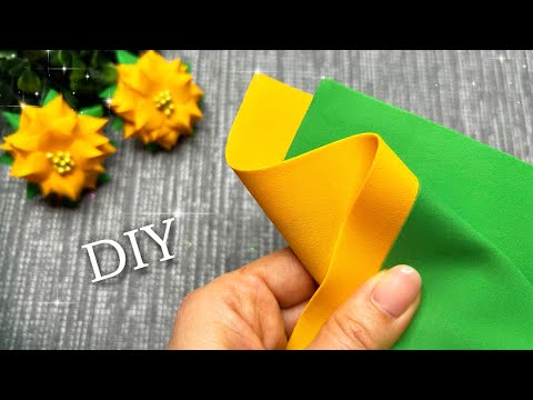 💐 DIY Flowers 💐 Super easy flower making idea with foamiran 💐