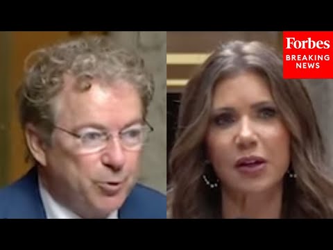 ‘Where’s The Rest Of The $46 Billion?’: Rand Paul Confronts DHS Sec. Kristi Noem On Border Spending
