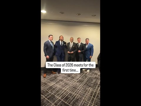 Moments before the Class of 2026 was revealed at NFL Honors