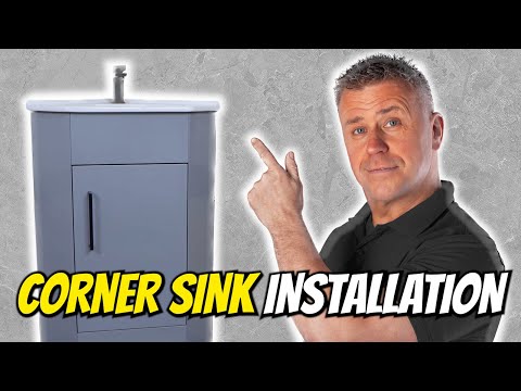 How to Install a Corner Sink | A-Z GUIDE | FULL INSTALLATION