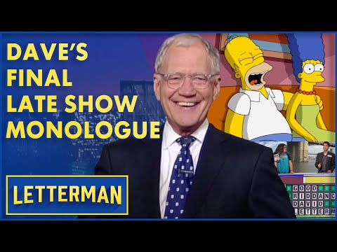 Dave's Final Monologue: May 20, 2015 | Letterman