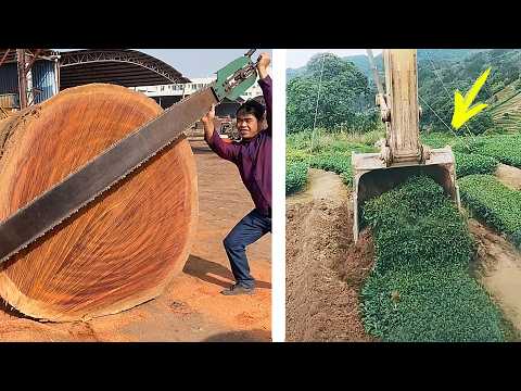 Amazing inventions, equipment and machines - Skills of professional workers