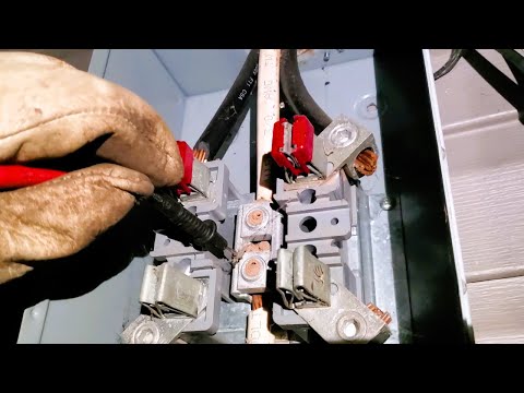 Finding a bad neutral on a Service - Raw footage