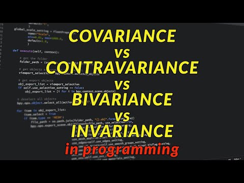 Covariance vs Contravariance in Programming Languages