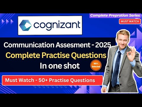 🔥Cognizant Communication Assessment Round Question | Actual Live Questions | Cognizant Hiring Drive
