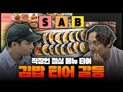 Kimbap Preferences or Dislikes? Pork Cutlet and Pork S-Park Go Start | Office Worker Lunch Menu T...