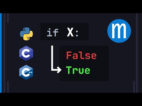 x to bool conversion in Python, C++, and C
