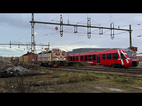 Del 18 Tåg i Värmland Vintern 2025! Svenska Tåg!