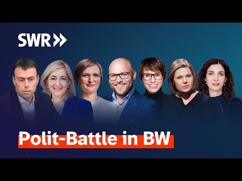 Wahlarena in Baden-Württemberg | Spitzenrunde zur Bundestagswahl 2025