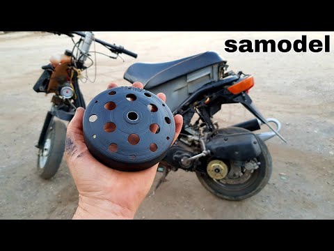Облегчение колокола сцепления на скутере Honda Dio