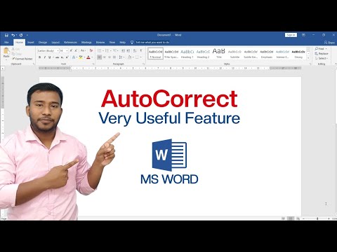Auto Correct Feature in Microsoft Word | Auto Correct in MS Word