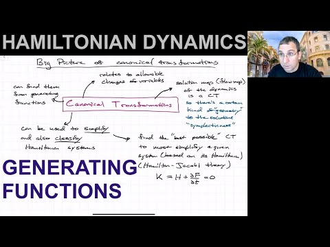 Generating Function of a Canonical Transformation | Examples and the Big Picture | Lecture 7