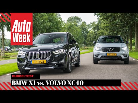 BMW X1 Xdrive25e vs. Volvo XC40 Recharge T5 - AutoWeek Dubbeltest - English subtitles
