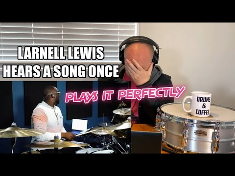 Drum Teacher Reacts | Larnell Lewis Hears A Song Once And Plays It Perfectly On Drumeo (IMPOSSIBLE!)
