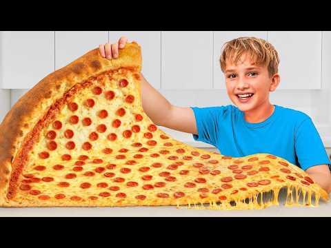 Cooking GIANT vs TINY Food Challenge! Part 2