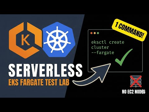 Build a Serverless EKS Cluster in ONE Command (AWS Fargate)