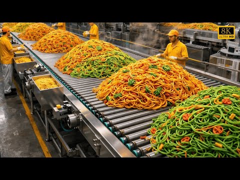 Inside the Instant Noodle Factory 🍜 | 1 Billion Noodles Every Year
