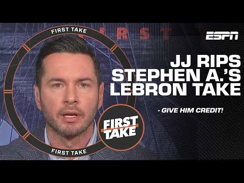JJ Redick EDUCATES Stephen A. after his RIDICULOUS LeBron take: 'Give him credit!' | First Take