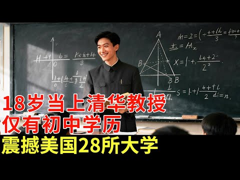 仅有初中学历，中国数学天才华罗庚，18岁当上清华教授，拒绝外国千万高薪诱惑，震撼美国28所大学【揭秘】#华罗庚