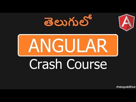 Angular Crash Course In Telugu