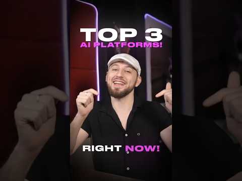 Top 3 AI Tools You NEED To Try Now!