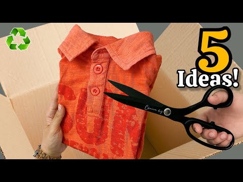 Transforming Cardboard & Old T-Shirts 😱♻️ 5 GENIUS Recycling Ideas That Will Amaze You!