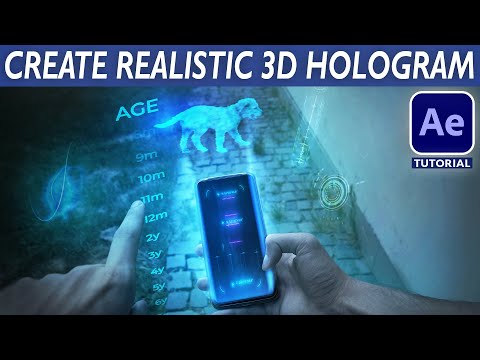 ADVANCED 3D PHONE HOLOGRAM - After Effects VFX Tutorial