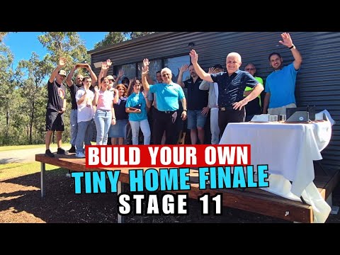 Build Your Dream Tiny Home from Scratch Series! 'Stage 11' The Finale!