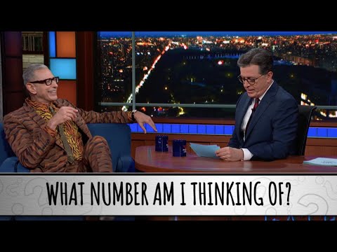 Jeff Goldblum Takes The Colbert Questionert - Part 2