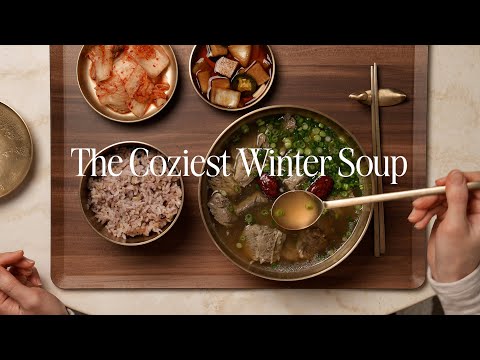 Korean Beef Short Rib Soup (Galbitang) | Cozy Winter Cooking at Home