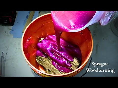 Woodturning - Who Wants Some Tea With Their Epoxy??