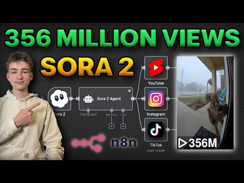 I Automated Ring Camera Shorts with Sora 2 (n8n Guide)