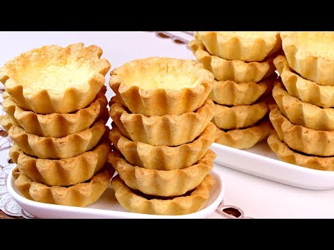 Homemade tartlets! A basic recipe for shortcrust pastry baskets for salads, appetizers, and pâtés!