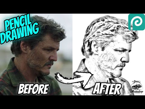 How to QUICKLY create a pencil drawing effect in Photopea using ANY Image - | FREE PHOTOSHOP |