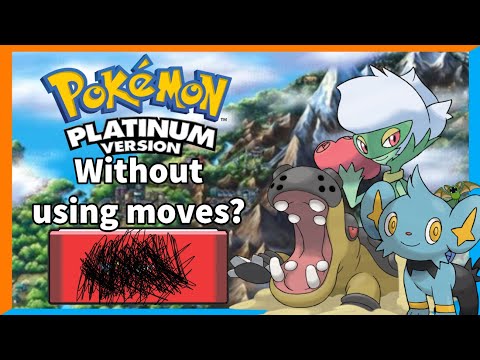 Can you beat Pokemon Platinum without using moves?